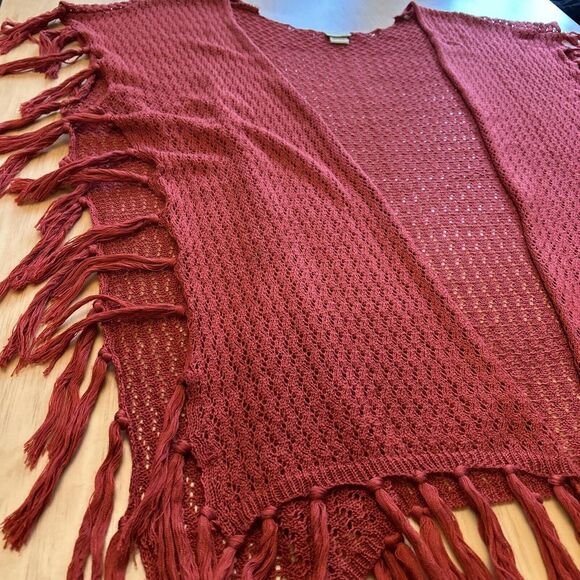 Daytrip BoHo Fringe cardigan Burnt Orange One‎ Size - Picture 6 of 7